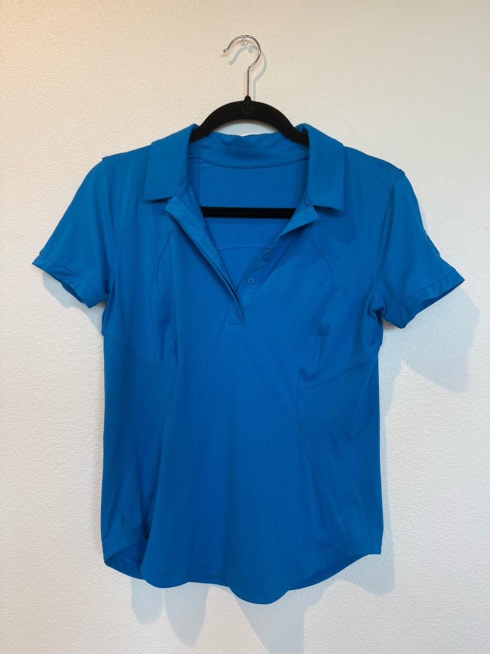 lululemon athletica Waste Management Open Women's Short-Sleeve Polo - Blue